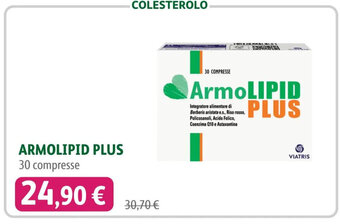 Lloyds Farmacia ARMOLIPID PLUS 30 compresse offerta