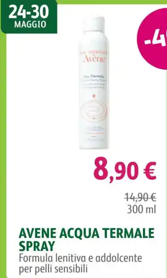 Lloyds Farmacia AVENE ACQUA TERMALE SPRAY Formula lenitiva e addolcente per pelli sensibili 300 ml offerta