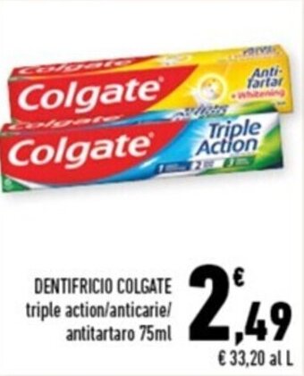 Conad Margherita DENTIFRICIO COLGATE 75ml offerta