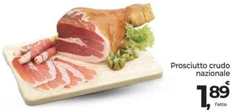 Supermercati Dok Prosciutto crudo nazionale offerta