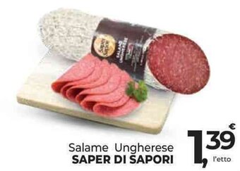 Supermercati Dok Salame Ungherese SAPER DI SAPORI offerta