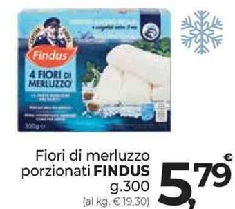 Supermercati Dok Fiori di merluzzo porzionati FINDUS g 300 offerta