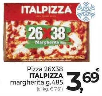 Supermercati Dok Pizza 26X38 ITALPIZZA margherita g.485 offerta