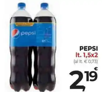 Supermercati Dok PEPSI lt. 1,5x2 offerta