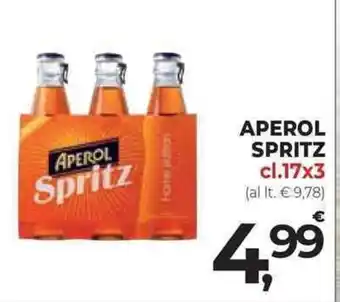 Supermercati Dok APEROL SPRITZ cl.17x3 offerta