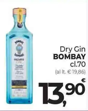 Supermercati Dok Dry Gin BOMBAY cl.70 offerta