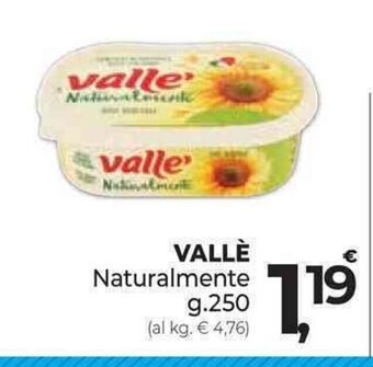 VALLÈ Naturalmente g.250