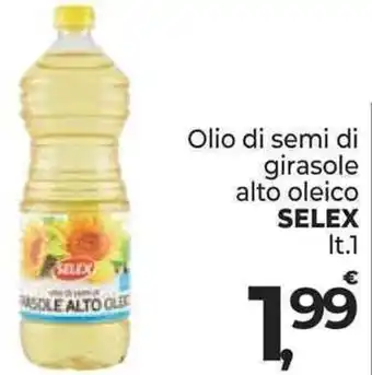 Supermercati Dok Olio di semi di girasole alto oleico SELEX 1 lt. offerta