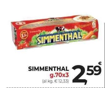 Supermercati Dok SIMMENTHAL g.70x3 offerta
