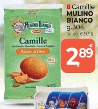 Supermercati Dok Camille MULINO BIANCO g.304 offerta