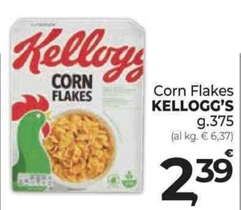 Supermercati Dok Corn Flakes KELLOGG'S g 375 offerta