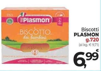 Supermercati Dok Biscotti PLASMON g 720 offerta