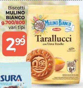 Supermercati Dok Biscotti MULINO BIANCO g.700/800 vari tipi offerta