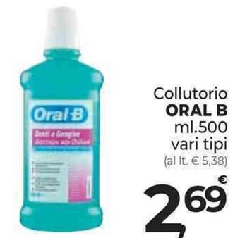 Supermercati Dok Collutorio ORAL B ml.500 vari tipi offerta