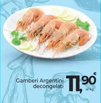Supermercati Dok Gamberi Argentini decongelati al kg. offerta