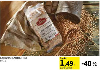 Coop FARRO PERLATO BETTINI 500 g offerta