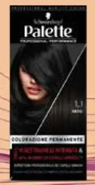 Coop COLORAZIONE PER CAPELLI PERMANENTE PALETTE SCHWARZKOPF varie colorazioni offerta