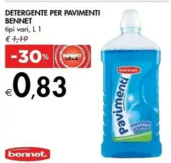 Bennet Bennet Detergente Per Pavimenti offerta