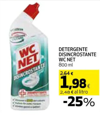 Coop DETERGENTE DISINCROSTANTE WC NET 800 ml offerta