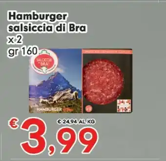Despar Hamburger Salsiccia Di Bra offerta