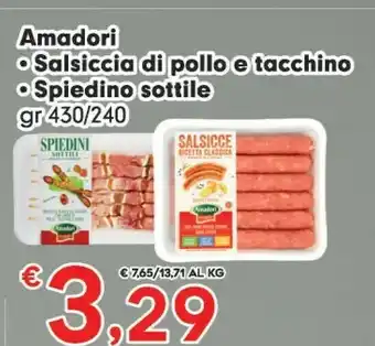 Despar Amadori Salsiccia Di Pollo E Tacchino offerta