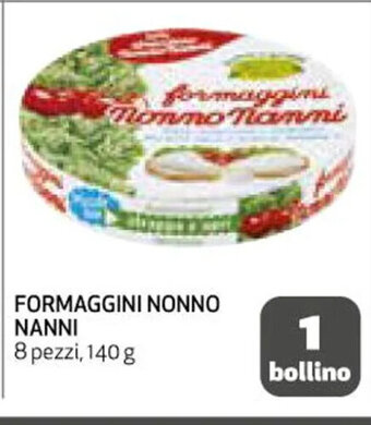 Coop FORMAGGINI NONNO NANNI 8 pezzi, 140 g offerta
