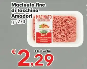 Despar Amadori Macinato Dine Di Tacchino offerta