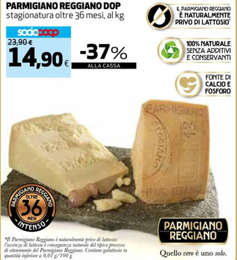 Coop PARMIGIANO REGGIANO DOP offerta