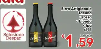 Despar Tarsina Birra Artigianale Blonda offerta
