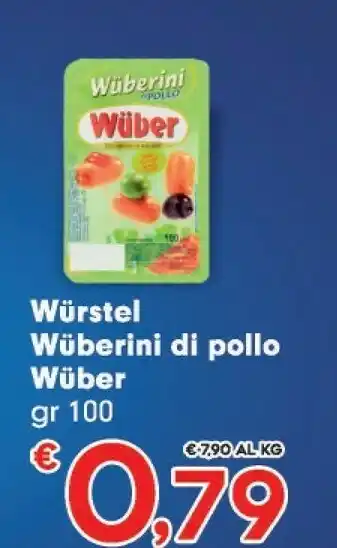 Despar Wuber - Wuberini Di Pollo 100 G(ml) offerta