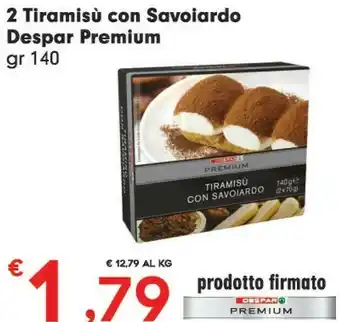 Despar 2 Tiramisu Con Savoiardo offerta