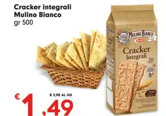 Despar Mulino Bianco Cracker Integrali Senza Olio Di Palma 500 G(ml) offerta