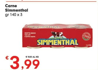 Despar Simmenthal Carne offerta