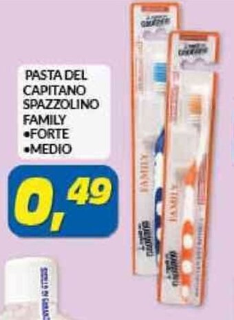 Risparmio Casa PASTA DEL CAPITANO SPAZZOLINO FAMILY offerta