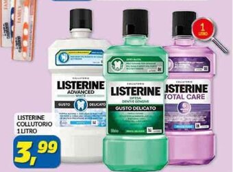Risparmio Casa LISTERINE COLLUTORIO 1 LITRO offerta