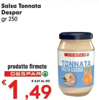 Despar Despar Salsa Tonnata offerta