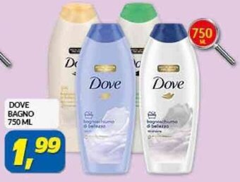 Risparmio Casa DOVE BAGNO 750 ML offerta