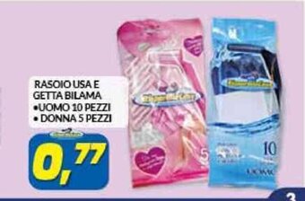 Risparmio Casa RASOIO USA E GETTA BILAMA UOMO 10 PEZZI offerta
