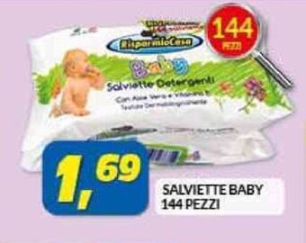 Risparmio Casa SALVIETTE BABY 144 PEZZI offerta