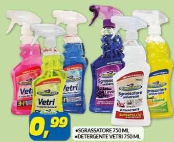 Risparmio Casa *SGRASSATORE 750 ML DETERGENTE VETRI 750 ML offerta