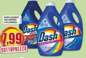 Risparmio Casa DASH LIQUIDO 36 LAVAGGI .45 LAVAGGI offerta