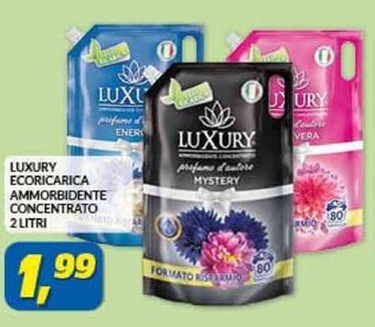 Risparmio Casa LUXURY ECORICARICA AMMORBIDENTE CONCENTRATO 2 LITRI offerta