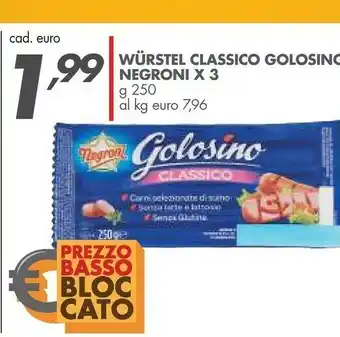 Italmark Negroni Golosino Classico 250 G(ml) offerta