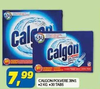 Risparmio Casa CALGON POLVERE 3IN1 .2 KG .30 TABS offerta