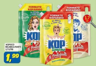 Risparmio Casa KOPECO RICARICA PIATTI 1,7 Litri offerta