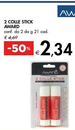 Bennet Award 2 Colle Stick offerta