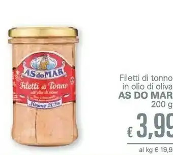 Unes Asdomar Filetti Di Tonno In Olio Di Oliva offerta