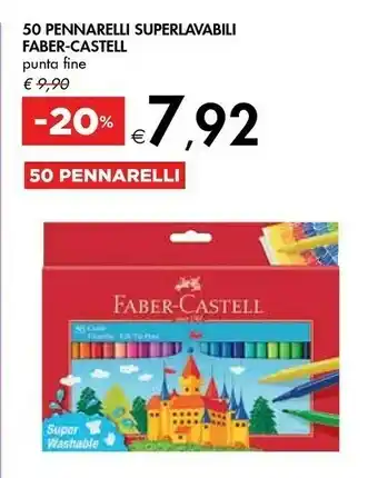 Bennet Faber Castell 50 Pennarelli Superlavabili offerta