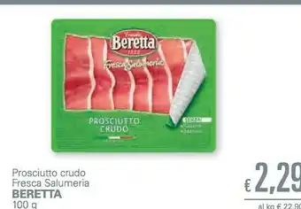 Unes Beretta Beretta - Prosciutto Crudo 100 g(ml) offerta