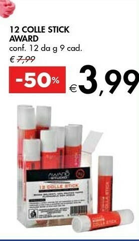 Bennet Award 12 Colle Stick offerta